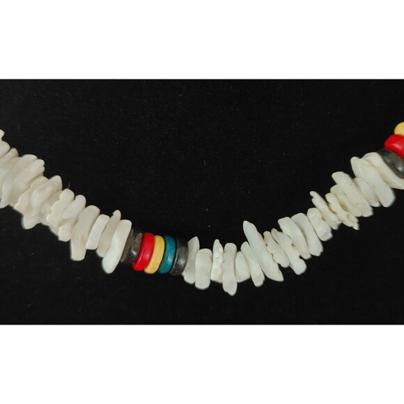 Vintage MCM Summer Shell And Bead Boho Beach 17" - Picture 3 of 5